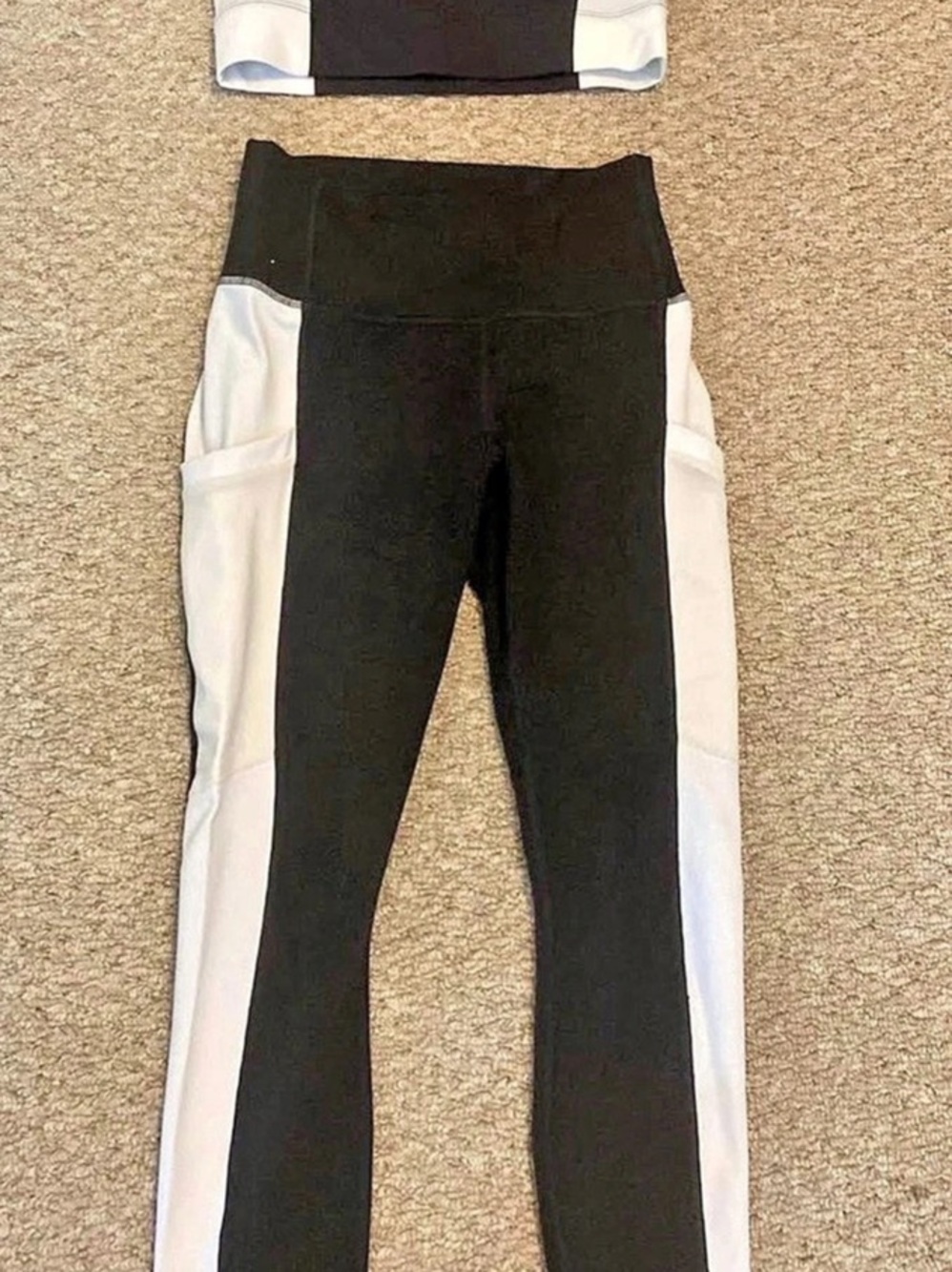 Fabletics Women's Color Block Activewear Set Like New